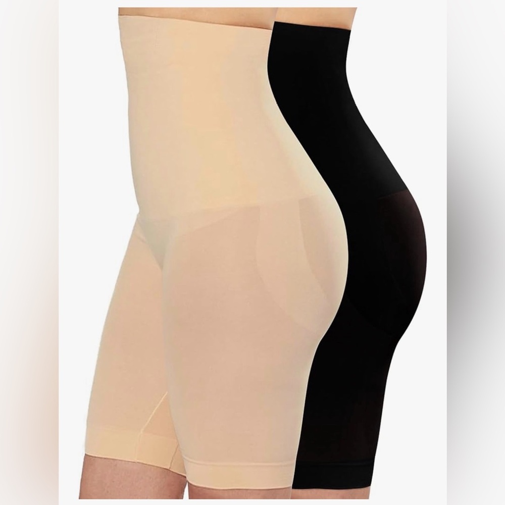 NEW 2 Pack Slip Shorts Under Dresses Anti-Chafing Cooling Slip Seamless 4X